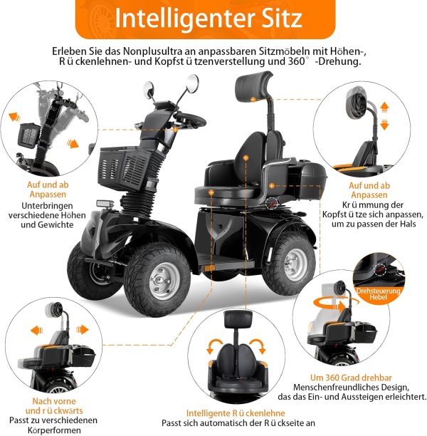 Seniorenmobil/Elektroscooter Modell: DJ-2D
